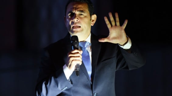 Jimmy Morales. Foto: AFP