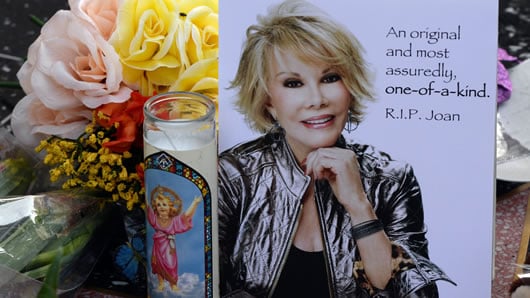 La comediante estadounidense Joan Rivers murió el pasado 4 de septiembre. Foto: AFP.