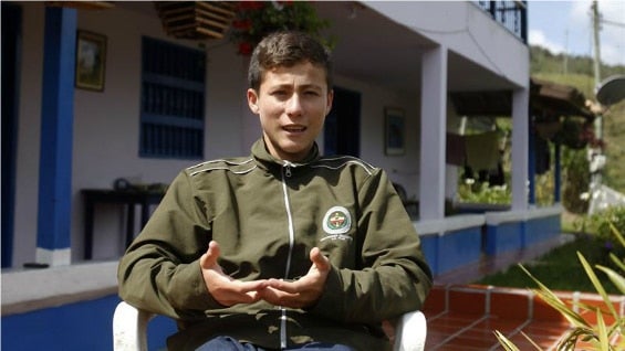 Johan Alexis Ramírez Castro, conocido desde la tragedia del Chapecoense como el 'niño ángel'. Foto: EFE.