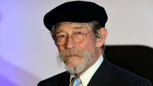 John Hurt, actor británico. Foto: AFP.
