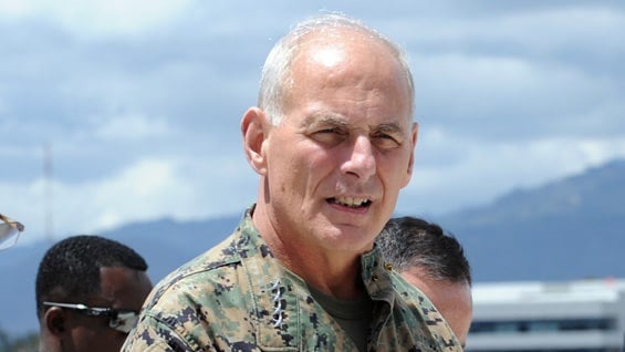 General John Kelly, jefe del comando sur de Estados Unidos. Foto: AFP.