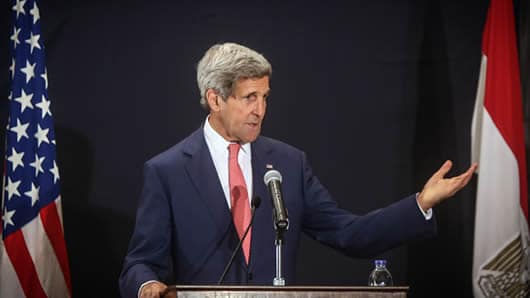 John Kerry, secretario de Estado de Estados Unidos. Foto: AFP.