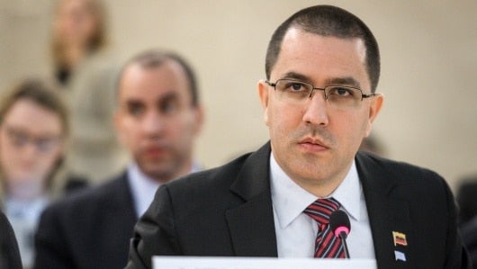 Jorge Arreaza, canciller de Venezuela. AFP