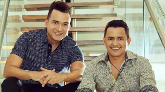 Sergio Luis Rodríguez y Jorge Celedón. Foto: @jorgitoceledon