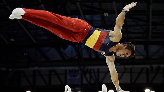 Jossimar Calvo, gimnasta colombiano. Foto: @jossimarcalvo en Instagram.