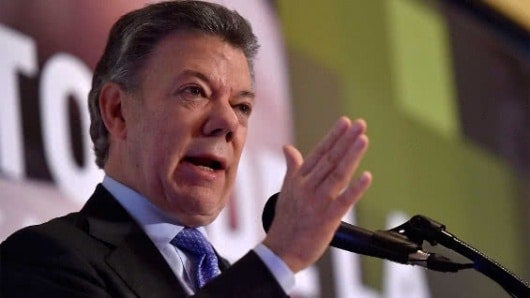 Juan Manuel Santos, presidente de Colombia. Foto: SIG.