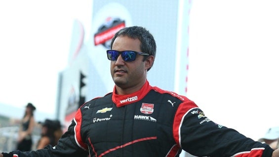 Juan Pablo Montoya, piloto colombiano. Foto: AFP.
