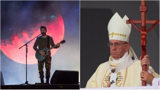 Juanes agradeció al papa por sus redes sociales. Foto: Instagram/Conferencia Episcopal
