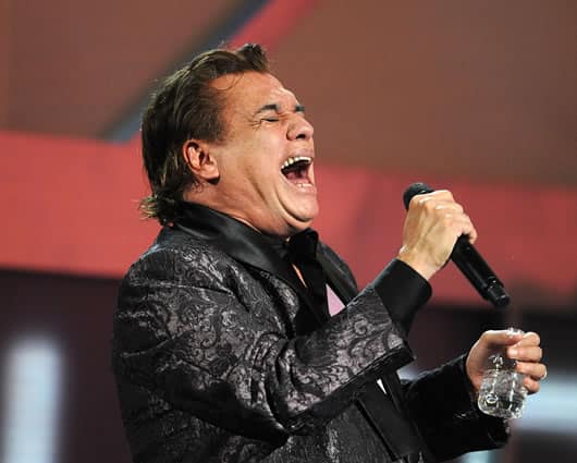 El cantante mexicano de música romántica Juan Gabriel. Foto: AFP.