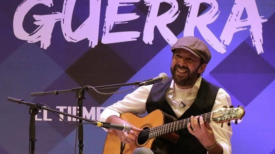 Juan Luis Guerra participó en la gala de inauguración de la décima versión del Hay Festival en Cartagena. Foto: EFE.