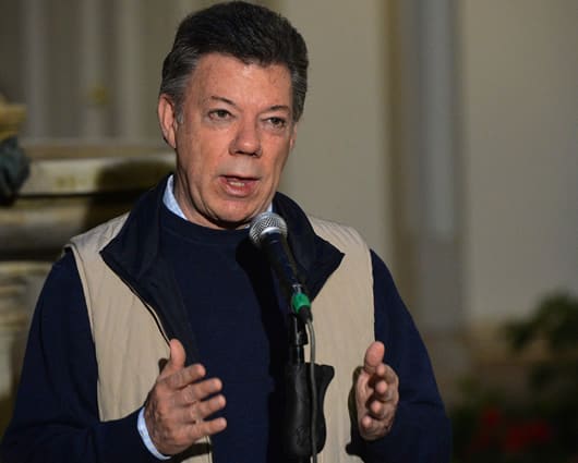 El presidente Juan Manuel Santos. Foto: oficial