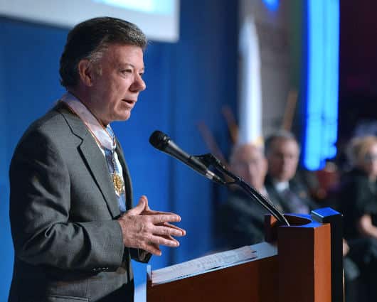 Juan Manuel Santos, presidente de la República. Foto: SIG.