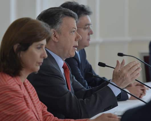 Juan Manuel Santos, presidente de la República. Foto Oficial.