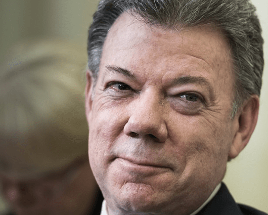 Juan Manuel Santos, presidente de la República. Foto AFP.