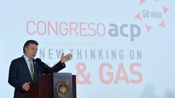 Juan Manuel Santos, presidente de Colombia. Foto: SIG.