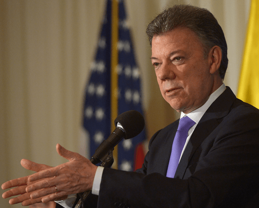 Juan Manuel Santos, presidente de la República. Foto Oficial.