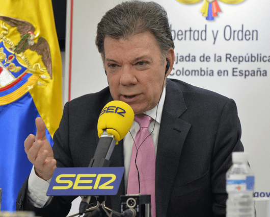 Juan Manuel Santos, presidente de la República. Foto Oficial.