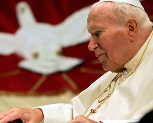 El fallecido papa Juan Pablo II. Foto: AFP.