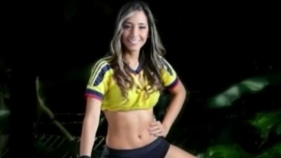 Juliana López, modelo colombiana presa en China. Foto: Noticias RCN.