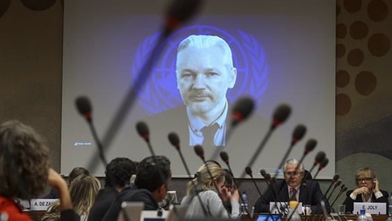 Julian Assange, fundador de Wikileaks. Foto: AFP.