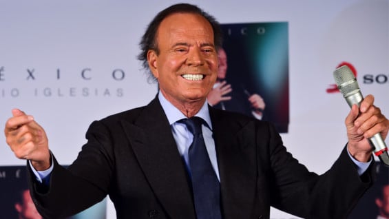 Julio Iglesias. Foto: AFP