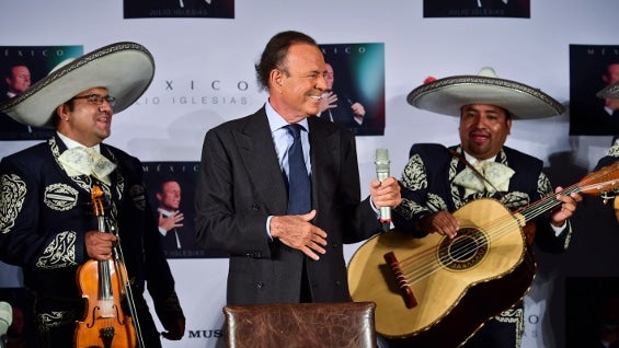 Julio Iglesias, cantante español. Foto: AFP
