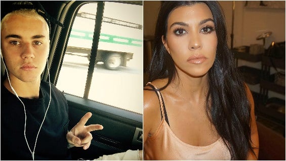 Foto: @justinbieber y @kourtneykardash (Instagram)