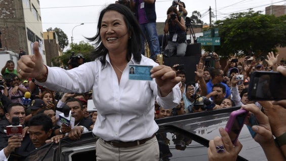 Keiko Fujimori. Foto: EFE.