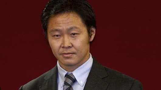 Kenji Fujimori, hijo del expresidente Alberto Fujimori. Foto: AFP.