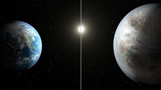 El Kepler-452b es 60% más grande que el planeta Tierra y su fuerza de gravedad es del doble. Foto: Nasa