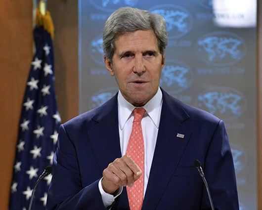 John Kerry, Secretaria de Estado estadounidense. Foto: AFP