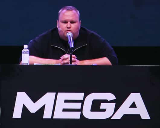 Kim Dotcom, fundador de 'Mega.com'. Foto: AFP