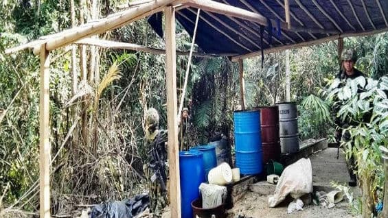 Las operaciones continúan en l zona con el fin de combatir las estructuras dedicadas al narcotráfico con la región. Foto Ejército Nacional