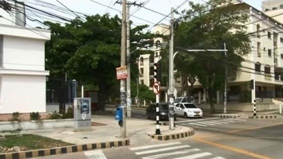 En esta esquina de la capital del Atlántico cayó muerto el presunto ladrón. Foto NoticiasRCN