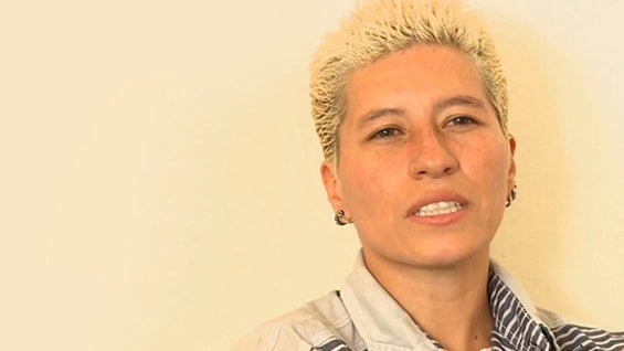 Lady Tabares, 'la vendedora de rosas'. Foto: CanalRCN.com