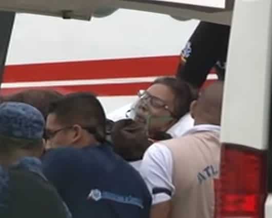 Enilce López, alias 'la gata', durante su traslado. / Noticias RCN