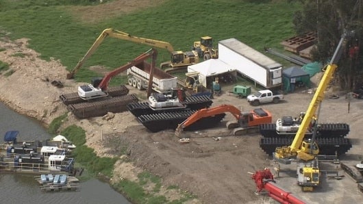 Foto: Se han dispuesto maquinarías especializadas traídas desde Tailandia y EE.UU. / Noticias RCN.com