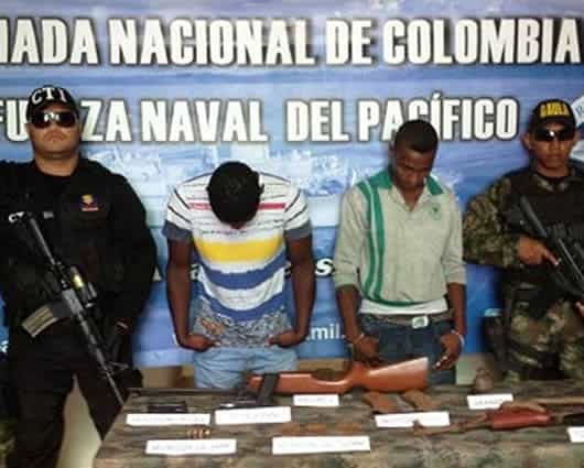 Alias 'la Leche' vendría realizando extorsiones en el municipio de Tumaco. Foto: Armada Nacional.