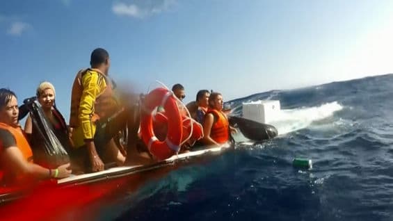 Los pasajeros de la lancha fueron atendidos en San Andrés, pero ninguno tuvo afecciones de gravedad. Foto: Noticias RCN