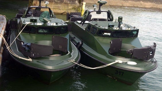 Las lanchas fueron construidas en Colombia Foto: Armada Nacional