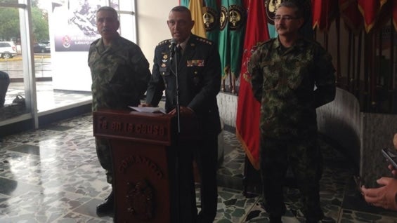 General Jaime Lasprilla, comandante del Ejército Nacional. Foto: oficial.