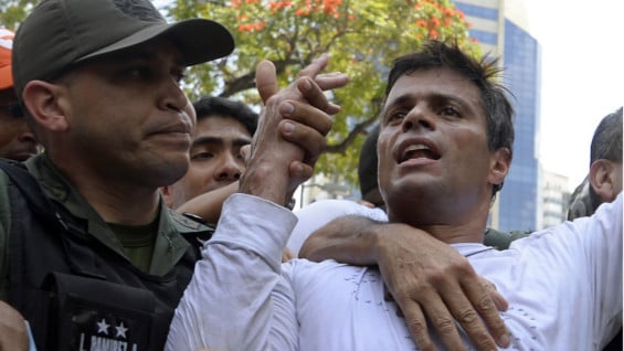 Leopoldo López. Foto: Archivo AFP
