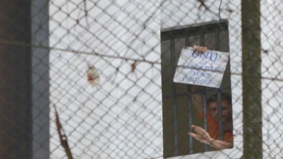 López está recluido en una cárcel militar desde el pasado 18 de febrero. Foto: Noticias RCN