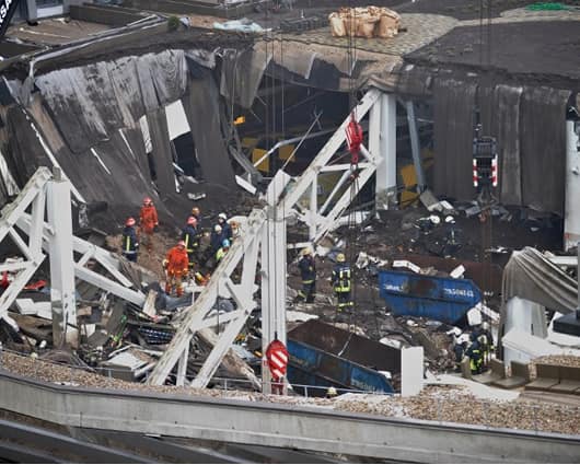 El supermercado fue construido hace apenas dos años. Foto: AFP