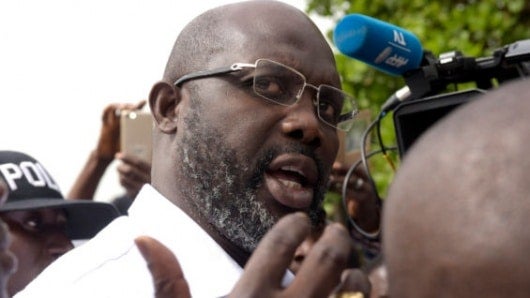 George Weah. Foto: AFP