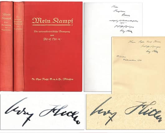 "Mein Kampf" contiene la ideología violentamente antisemita y militarista de Hitler. Foto: Oficial