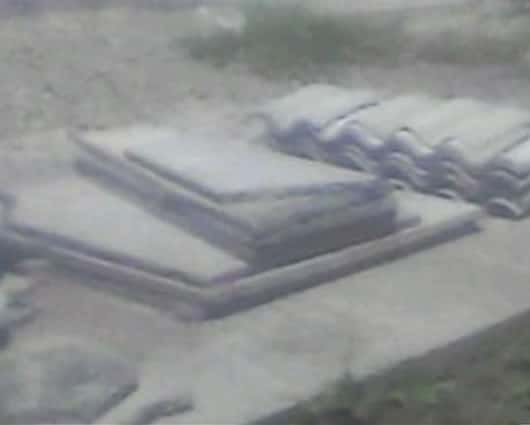 Las imágenes fueron tomadas por los habitantes del municipio que denuncian que los materiales se están perdiendo / Noticias RCN