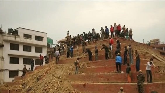 Cerca del 30% de la población del país resultó afectada por el hecho. Foto: AFP