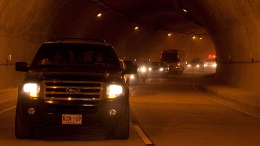 Uno de los tramos de la doble calzada Buga- Buenaventura ya fue habilitado. Foto. Vicepresidencia.