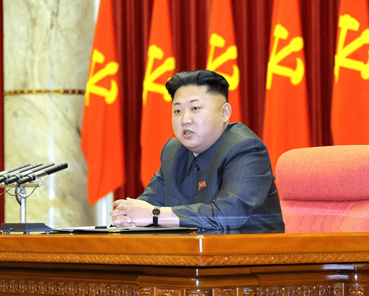 Kim Jong-un también amenazó a los Estados Unidos. Foto: AFP